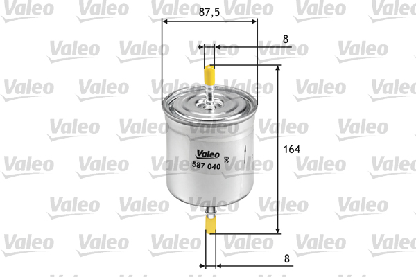 Polttoainesuodatin VALEO 587040