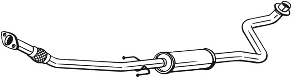 Keskipönttö BOSAL 286-419