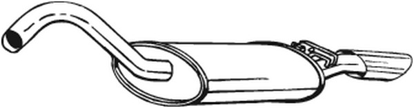 Takaäänenvaimentaja BOSAL 105-119
