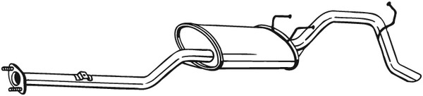 Takaäänenvaimentaja BOSAL 284-485