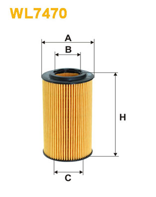Öljynsuodatin WIX FILTERS WL7470