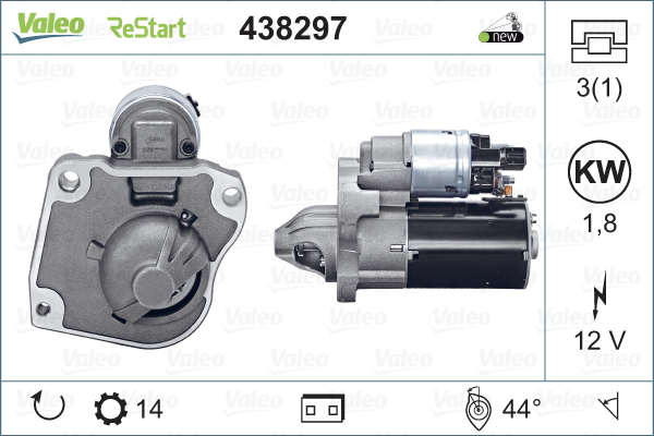 Startteri VALEO 438297