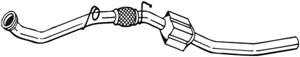 Katalysaattori, Keskellä, MERCEDES-BENZ A-KLASS [W168], 1684900222