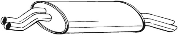 Takaäänenvaimentaja BOSAL 247-981
