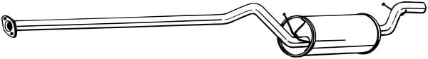 Keskipönttö BOSAL 286-605