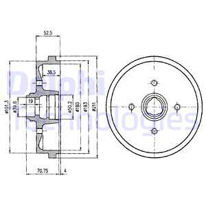 Jarrurumpu DELPHI BF96