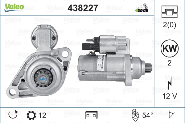 Startteri VALEO 438227