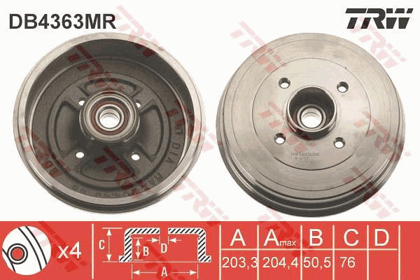 Jarrurumpu TRW DB4363MR