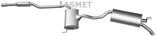 Takaäänenvaimentaja ASMET 16.045