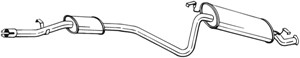 Takaäänenvaimentaja, FIAT SEICENTO / 600, SEICENTO / 600 Skåp/halvkombi, 46521913, 46523254, 46559845, 46559846