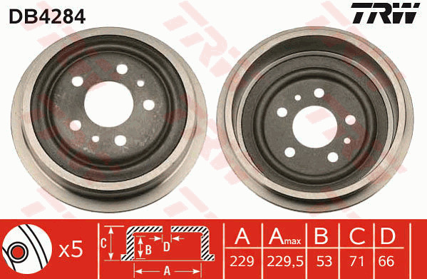 Jarrurumpu TRW DB4284