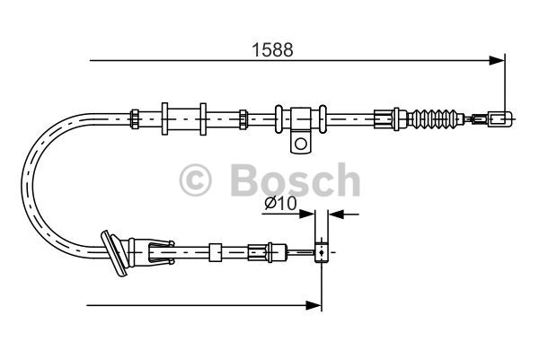 Käsijarruvaijeri BOSCH 1 987 482 245
