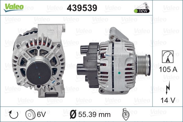 Laturi VALEO 439539