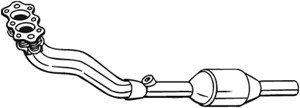 Katalysaattori, Edessä, AUDI A3, SEAT LEON, TOLEDO II, SKODA OCTAVIA I, OCTAVIA Combi I, VW GOLF IV, 1J0253058CX, 1J0253058MX, 1J0254507