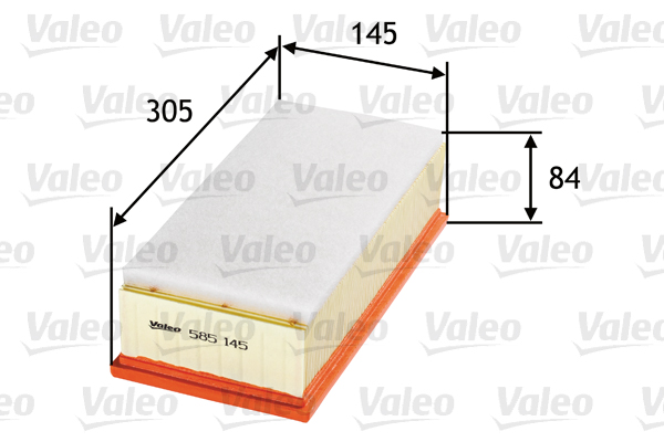 Ilmansuodatin VALEO 585145