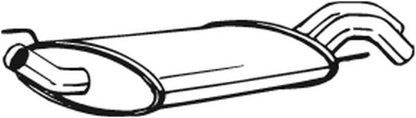 Takaäänenvaimentaja BOSAL 233-527
