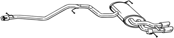 Takaäänenvaimentaja BOSAL 286-363