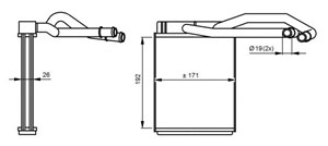 Kenno, sisätilanlämmitin, HYUNDAI TERRACAN, 96312560, 97010H1729