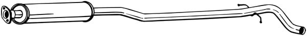 Keskipönttö BOSAL 286-189