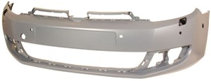 Puskuri, eteen, Edessä, VW GOLF VI, GOLF Cabriolet VI, 5K0 807 217 BR GRU, 5K0 807 217C GRU