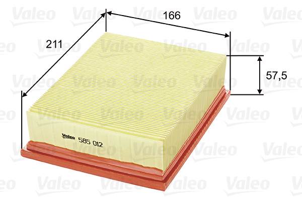 Ilmansuodatin VALEO 585012