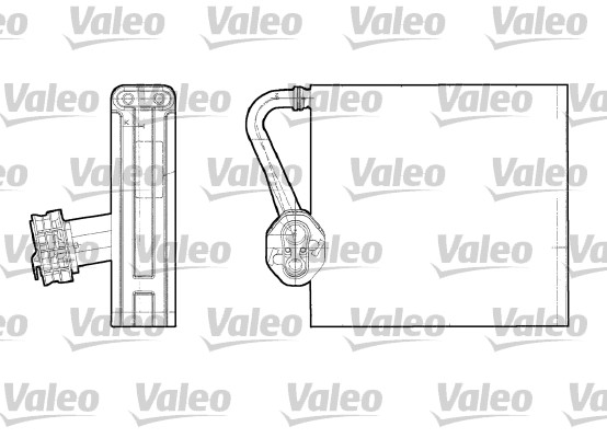 Höyrystin, ilmastointilaite VALEO 817709