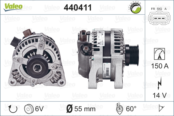 Laturi VALEO 440411
