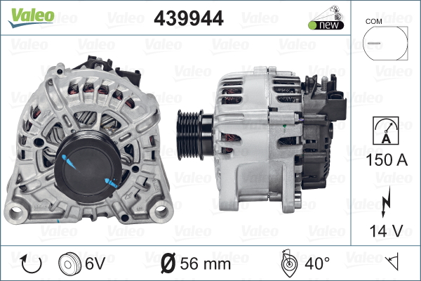 Laturi VALEO 439944