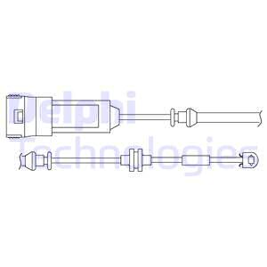 Jarrupalan kulumisen ilmaisin DELPHI LZ0166