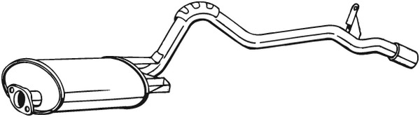 Takaäänenvaimentaja BOSAL 283-605
