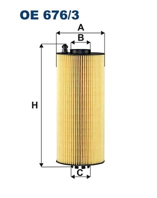 Öljynsuodatin FILTRON OE 676/3