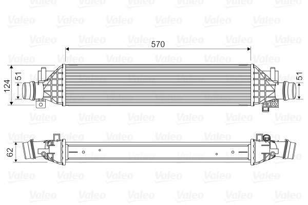 Välijäähdytin VALEO 818629