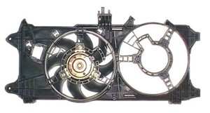 Tuuletin, moottorin jäähdytys, FIAT DOBLO Minibus, minivan, DOBLO Skåp/stor limousine, 11213-62010, 210 324 34 04, 46821266, 51718487,
