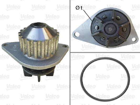 Vesipumppu VALEO 506704