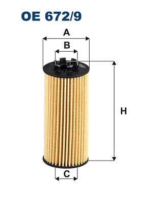Öljynsuodatin FILTRON OE 672/9