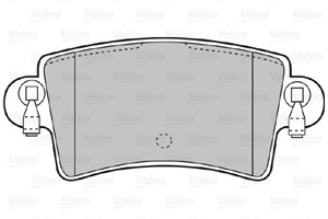 Jarrupalasarja, levyjarru, Taka-akseli, NISSAN,OPEL,RENAULT,VAUXHALL, 1605623, 1605982, 4403467, 4406000QAE, 44060-00QAE, 7701206763, 91