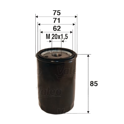 Öljynsuodatin VALEO 586079