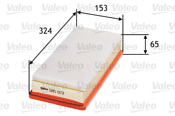 Ilmansuodatin VALEO 585072