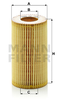 Öljynsuodatin MANN-FILTER HU 718/1 y