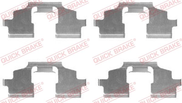 Tarvikesarja, jarrupala QUICK BRAKE 109-1675