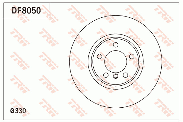 Jarrulevy TRW DF8050