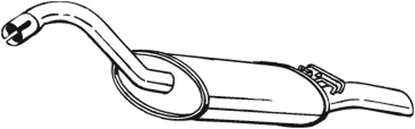 Takaäänenvaimentaja BOSAL 105-017