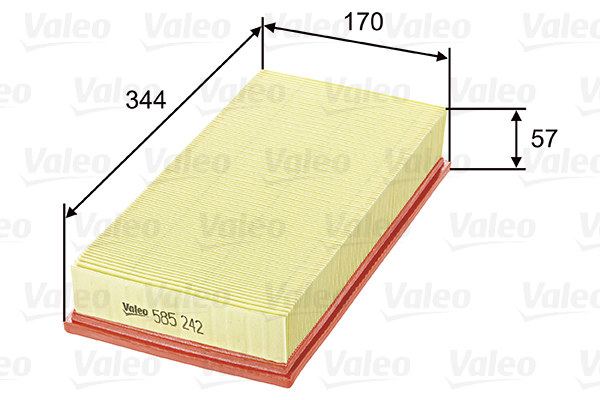 Ilmansuodatin VALEO 585242