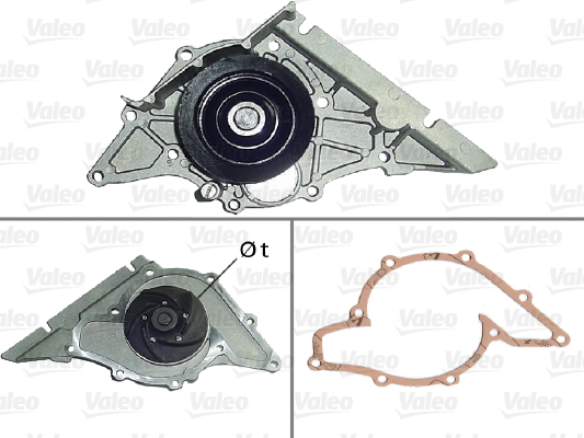 Vesipumppu VALEO 506794