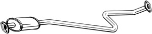 Keskiäänenvaimentaja, NISSAN MICRA II, 201001F600, 203001F500, 203001F500KE