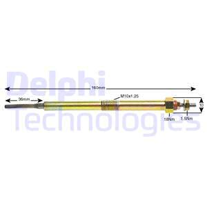 Hehkutulppa DELPHI HDS410