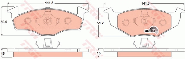 Jarrupalasarja, levyjarru TRW GDB1306