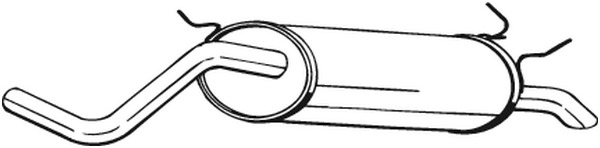 Takaäänenvaimentaja BOSAL 279-151