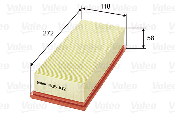 Ilmansuodatin VALEO 585102