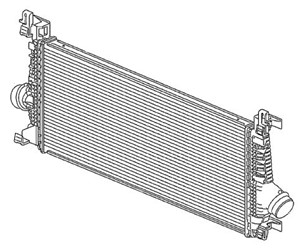 Välijäähdytin, CHEVROLET,OPEL,VAUXHALL, 1302216, 13330387, 180643, 275 050 05 11 S1, 275 050 05 11, 3732020, 9401806349, AJ03-13-480, E7